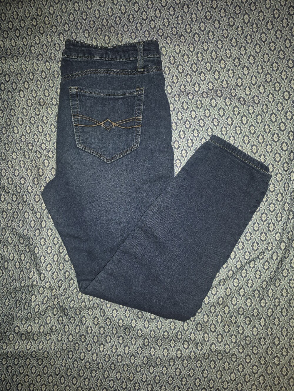 Mudd Dark Blue Straight-Leg Women's Jeans